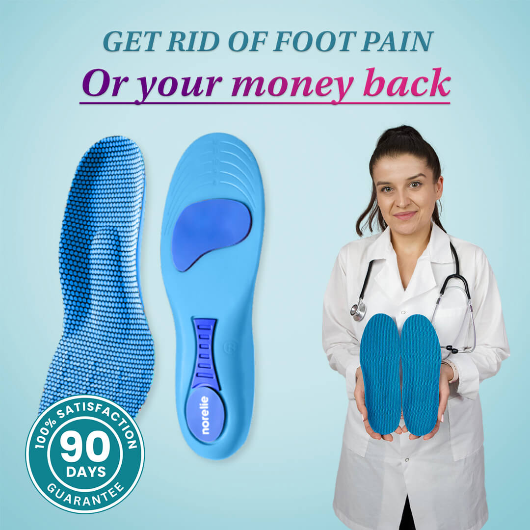 Norelie ComfySole Insoles - Orthopedic Plantar Fasciitis Insoles ...